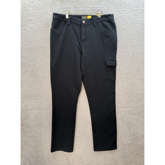 Cabela's Pants - Cabelas Pants Womens 14 Black Cargo Stretch Outdoors Hiking Camping Workwear NEW